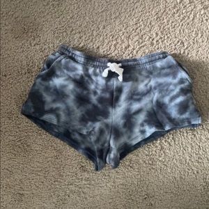 Colsie Lounge Shorts • Size xs • navy tie dye